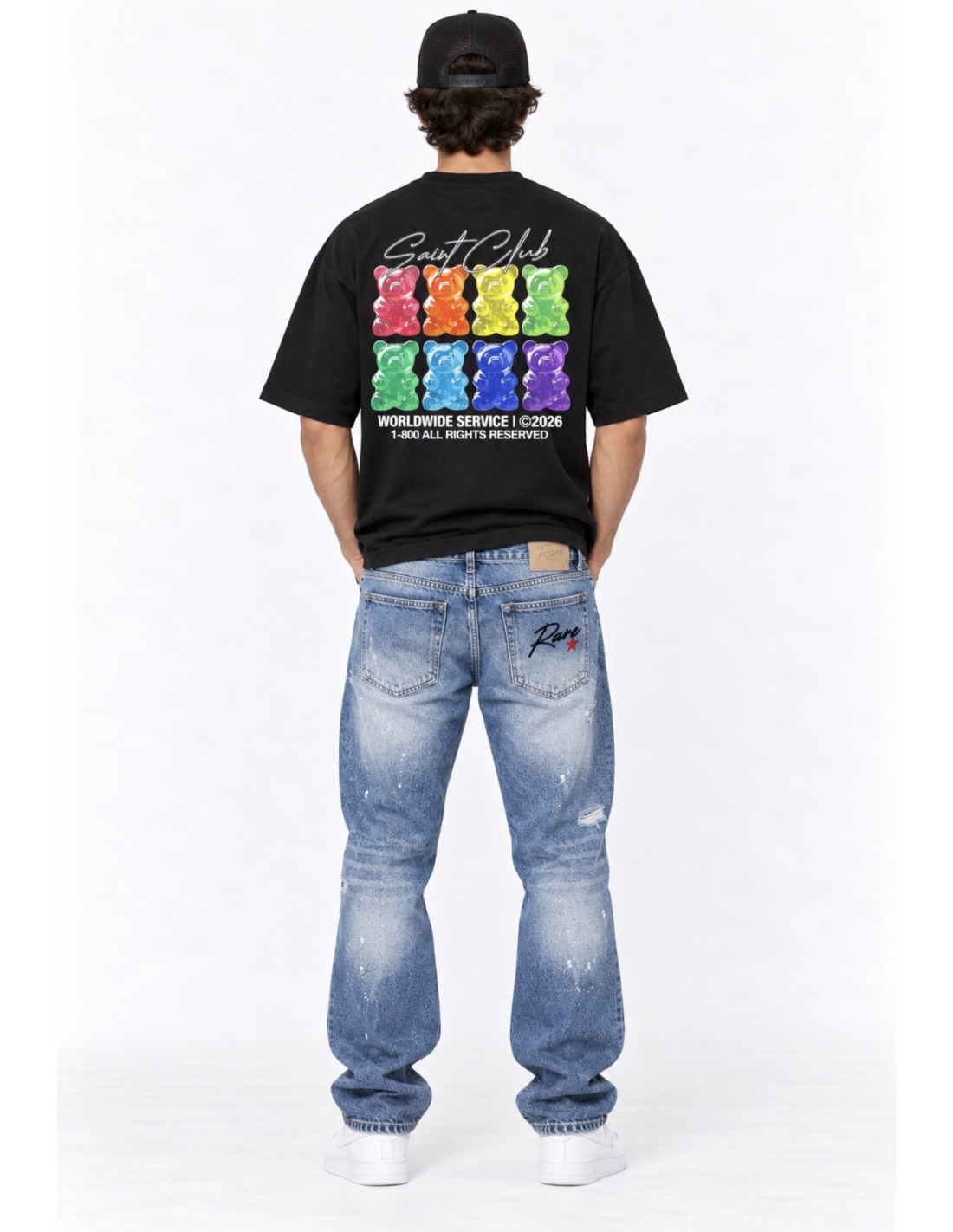 Saint- Dept- Camiseta Ositos Gumy para hombre
