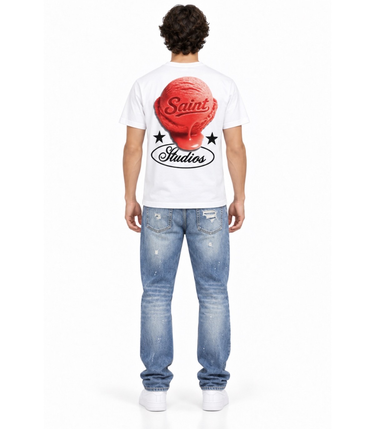 Saint Dept- Camiseta Bola Helado para hombre