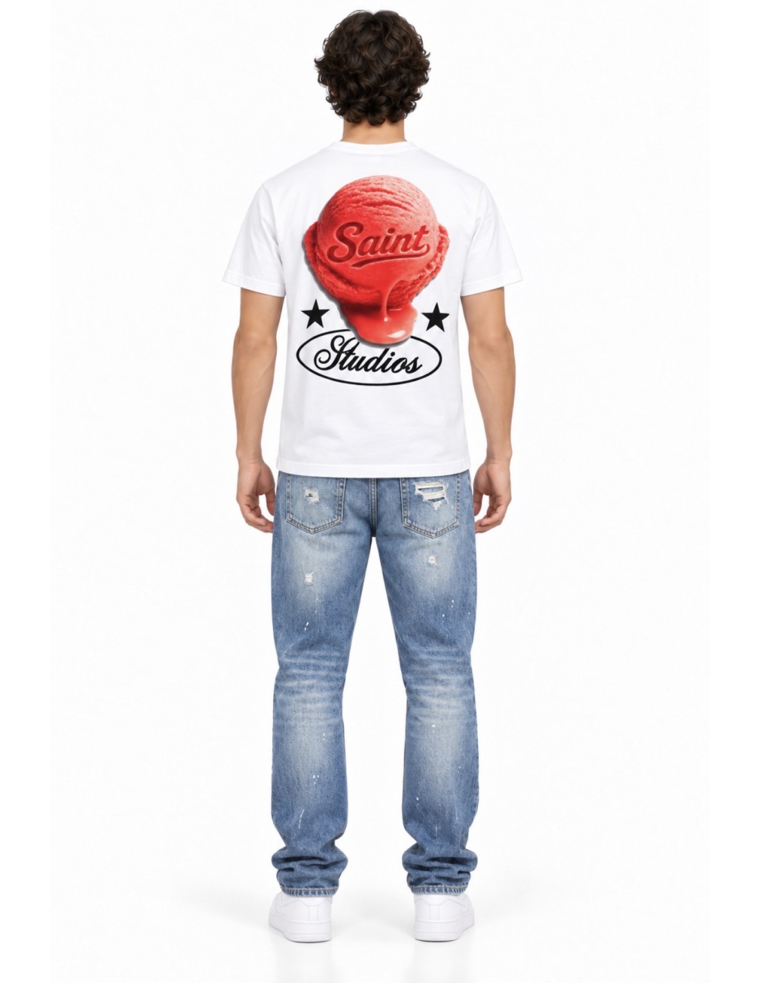 Saint Dept- Camiseta Bola Helado para hombre
