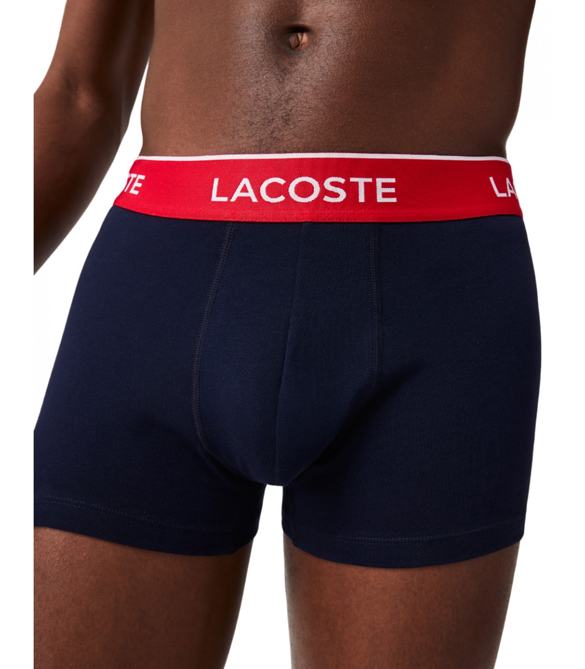 Lacoste - Calzoncillos para Hombre Multicolor - Pack 3 Boxer Courts